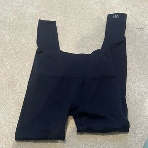 SET active black leggings